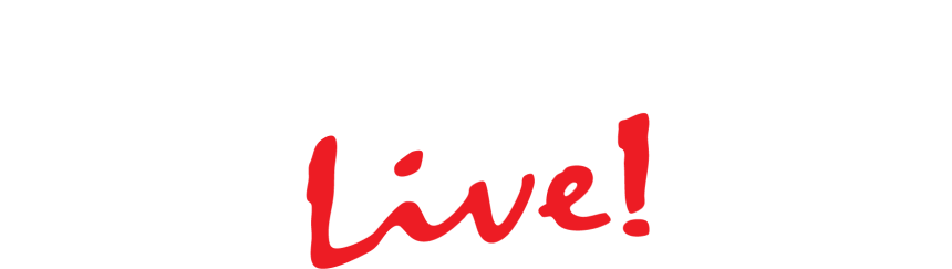 Stateside Live! white and red stacked text logo