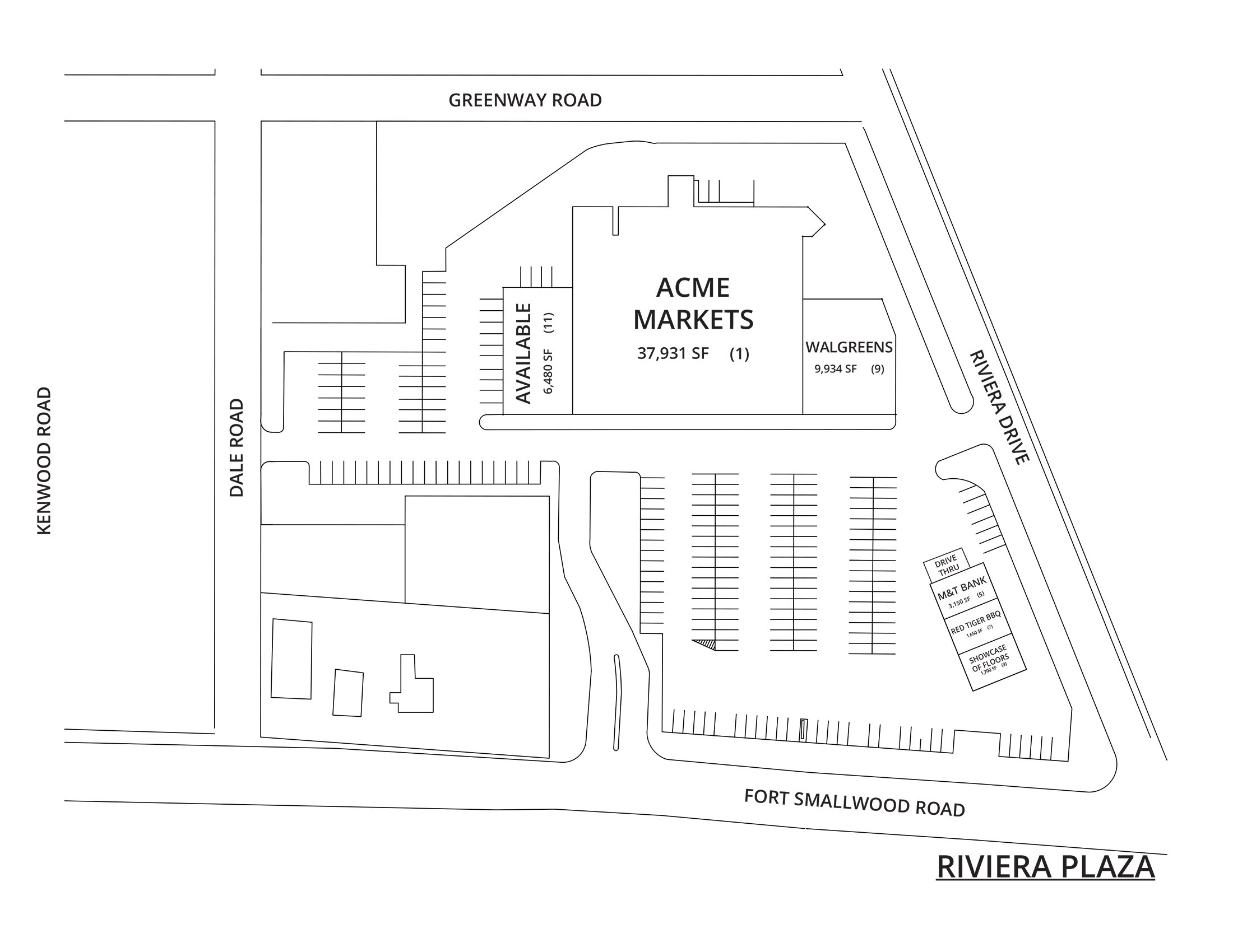 Riviera Plaza site plan