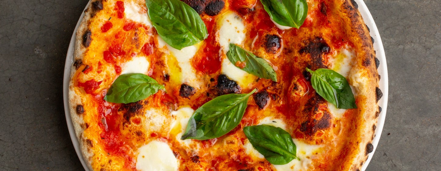 Margherita Red Di Bufala Pizza from Katie's Pizza & Pasta Osteria.
