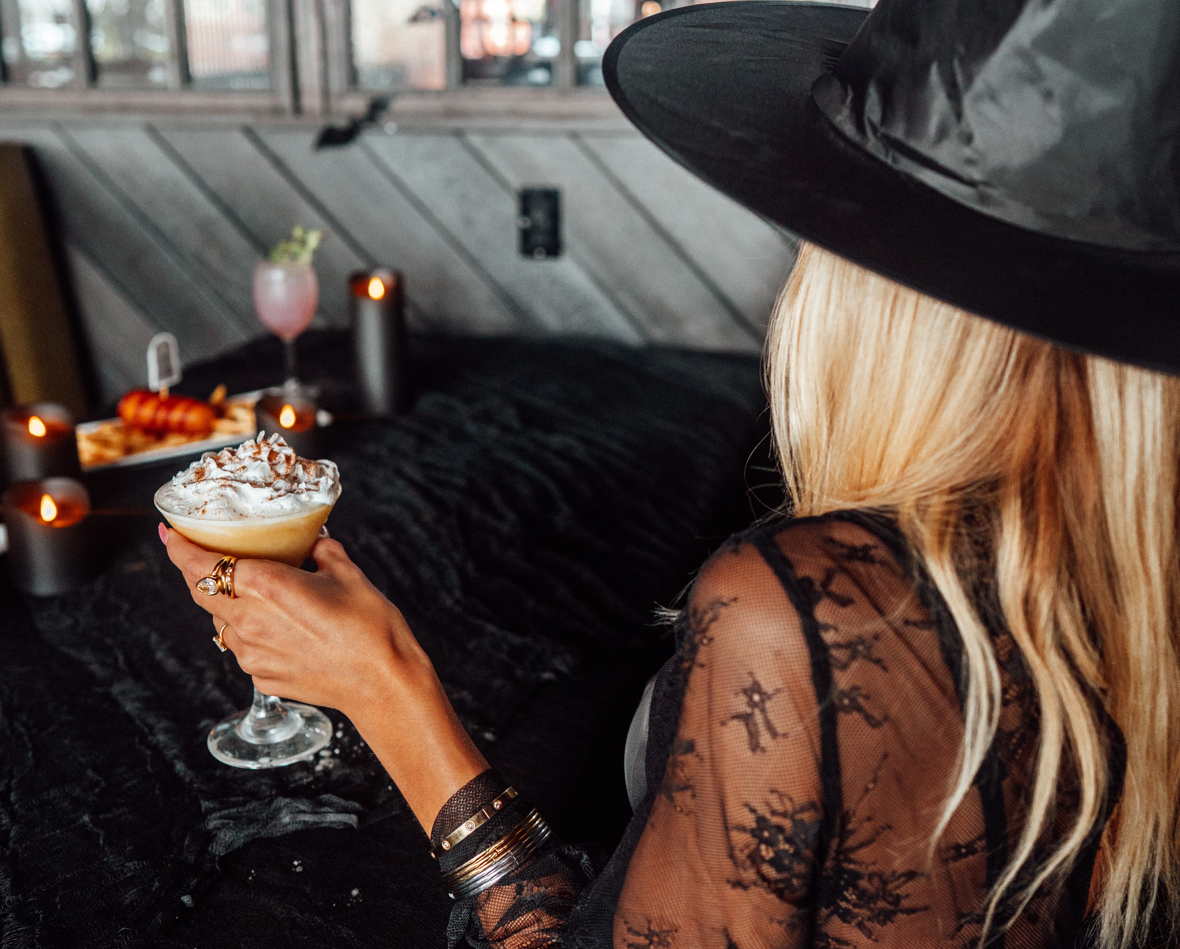 Witch with drink