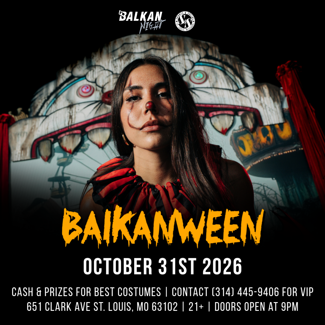 Balkan Halloween flyer
