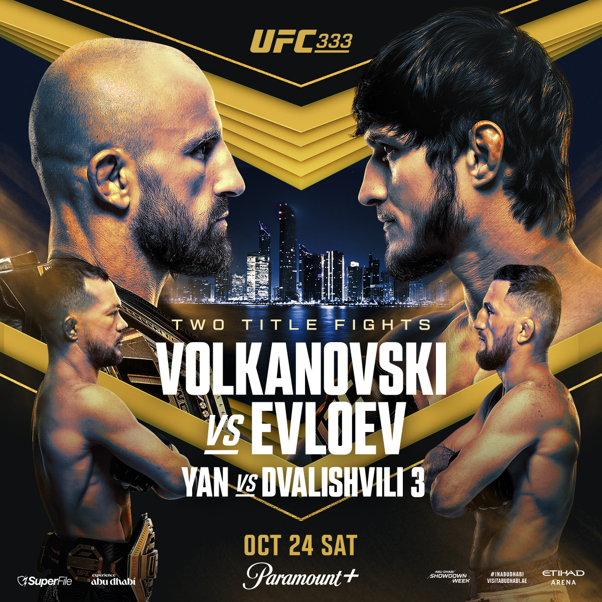 UFC 333 graphic