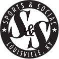 Sports and Social Louisville logo in black.