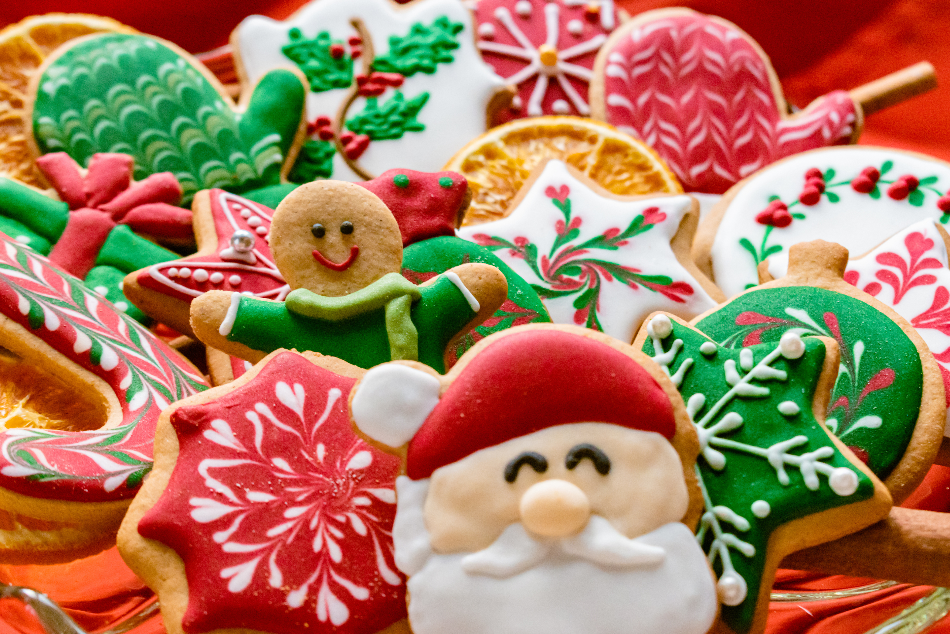 An image of Christmas sugar cookies.