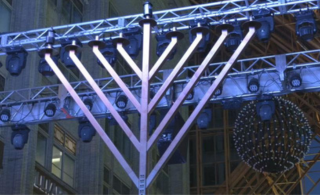 Picture of large Menorah