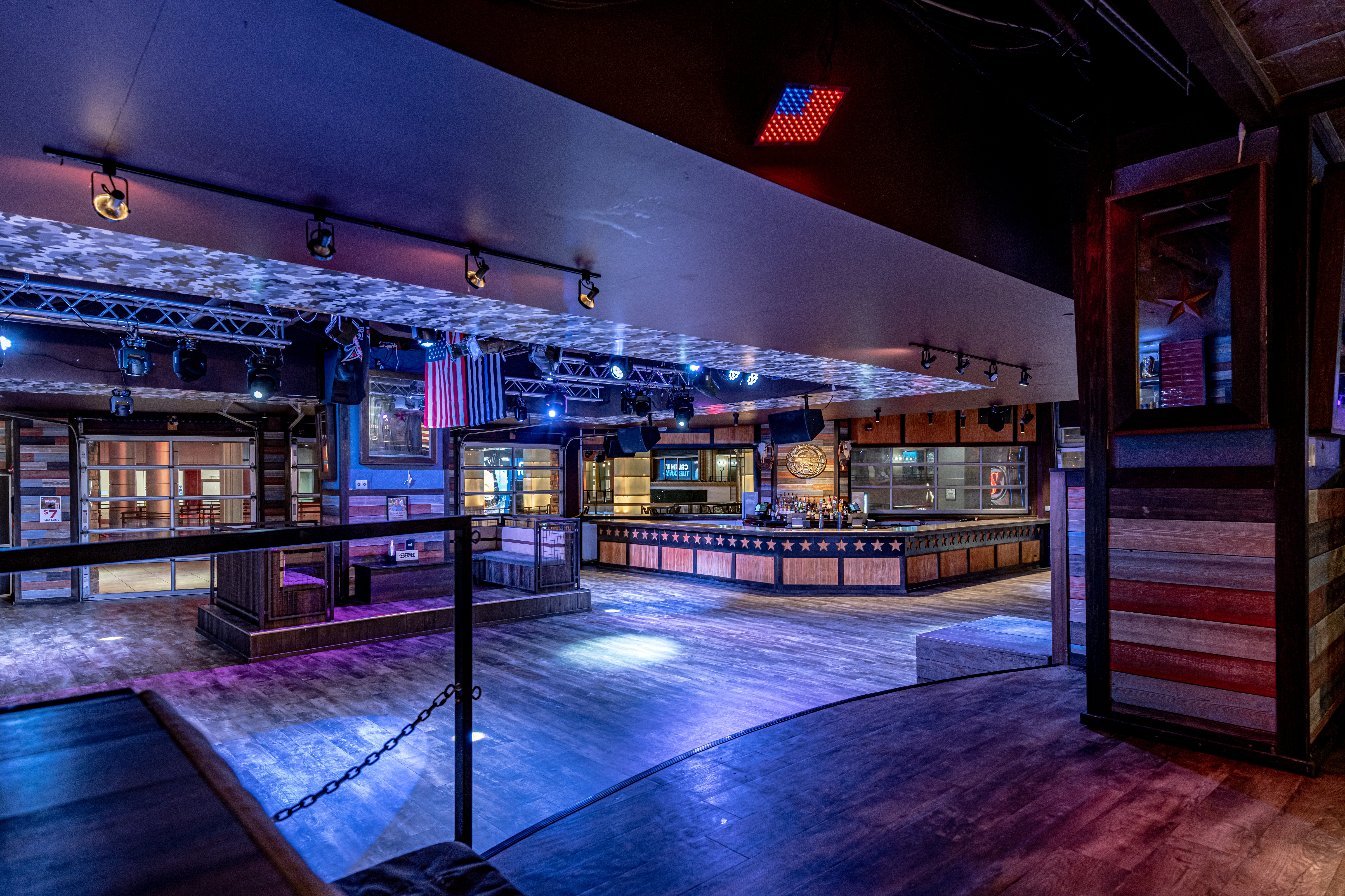 A wide shot image of the PBR Louisville dance floor.