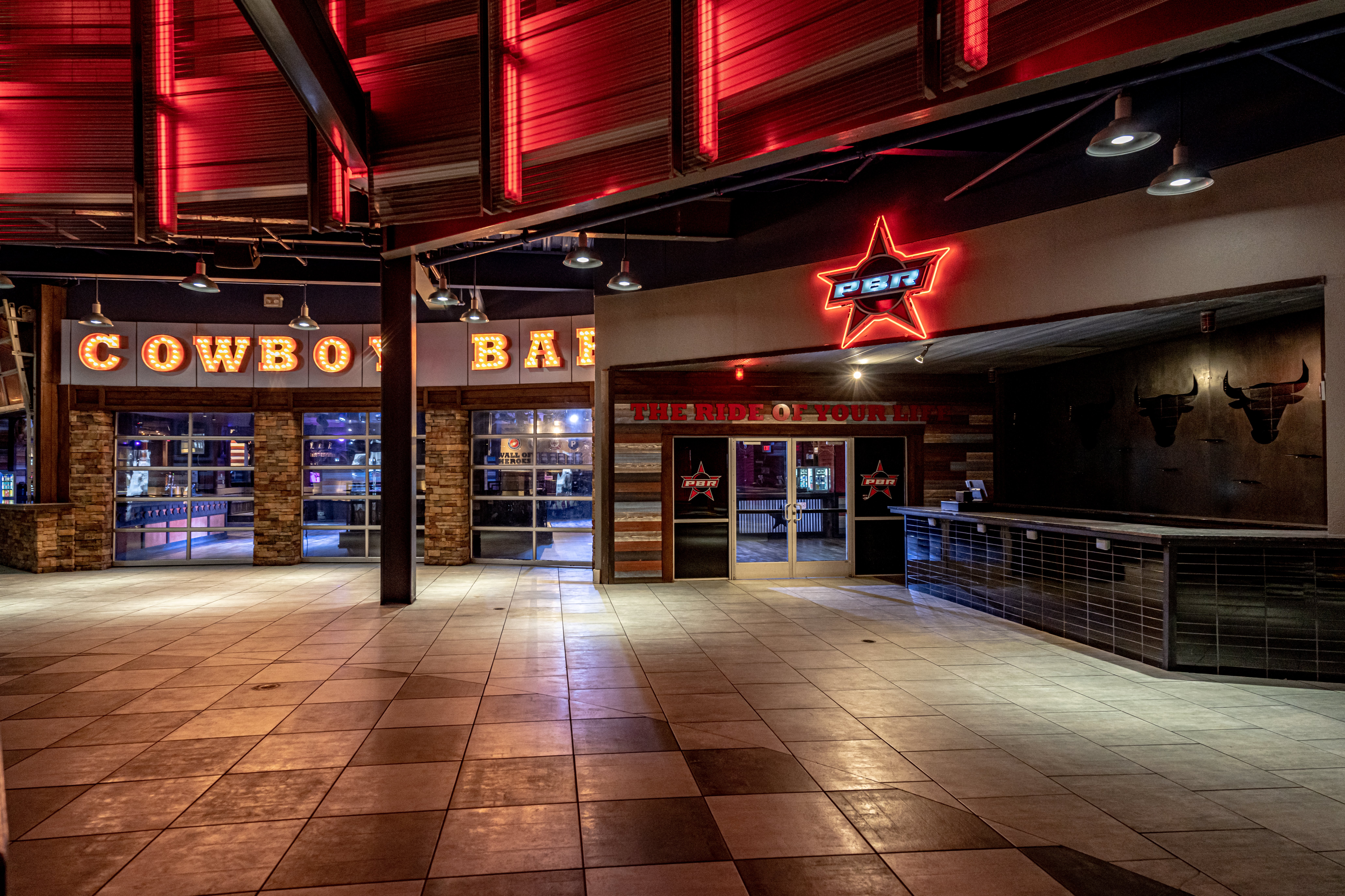 An image of the outside of the front doors of PBR Louisville.