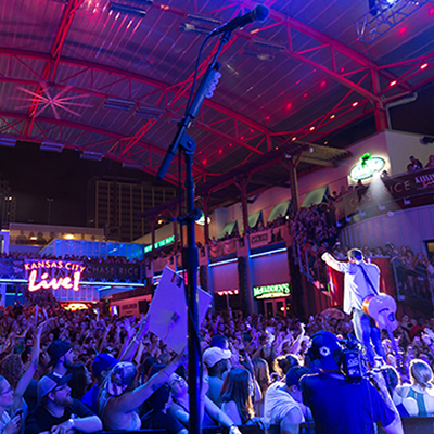 KC Live - View of crowd from corner of stage