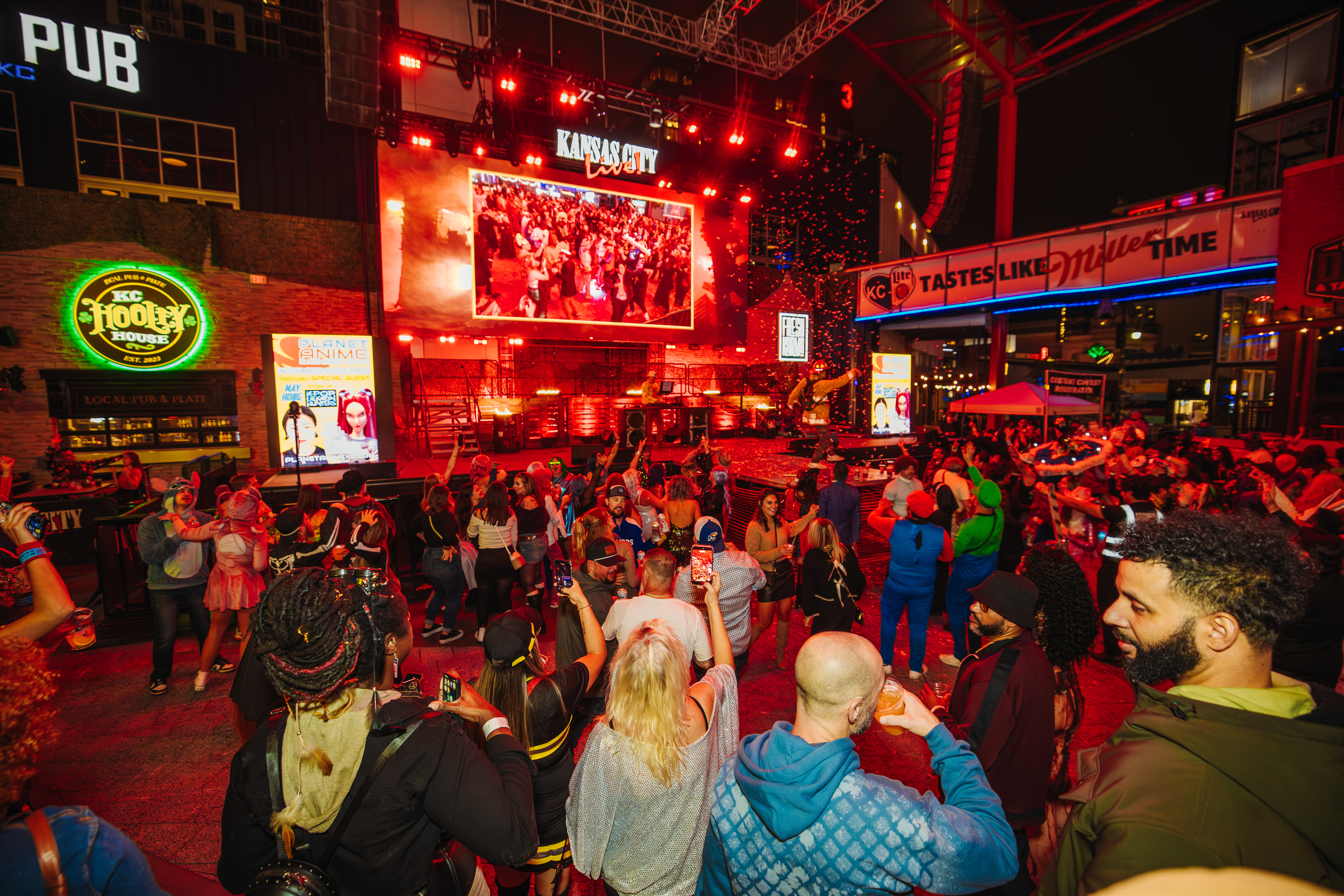 Crowd at KC Live! End of Days Party
