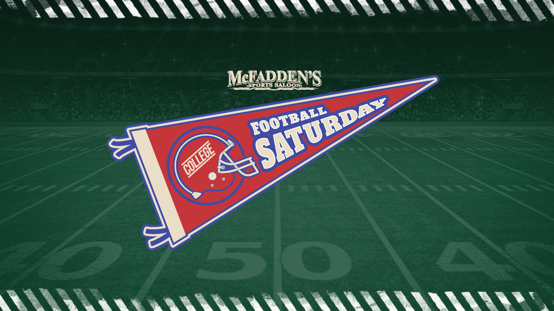 College Football Saturday at McFadden's