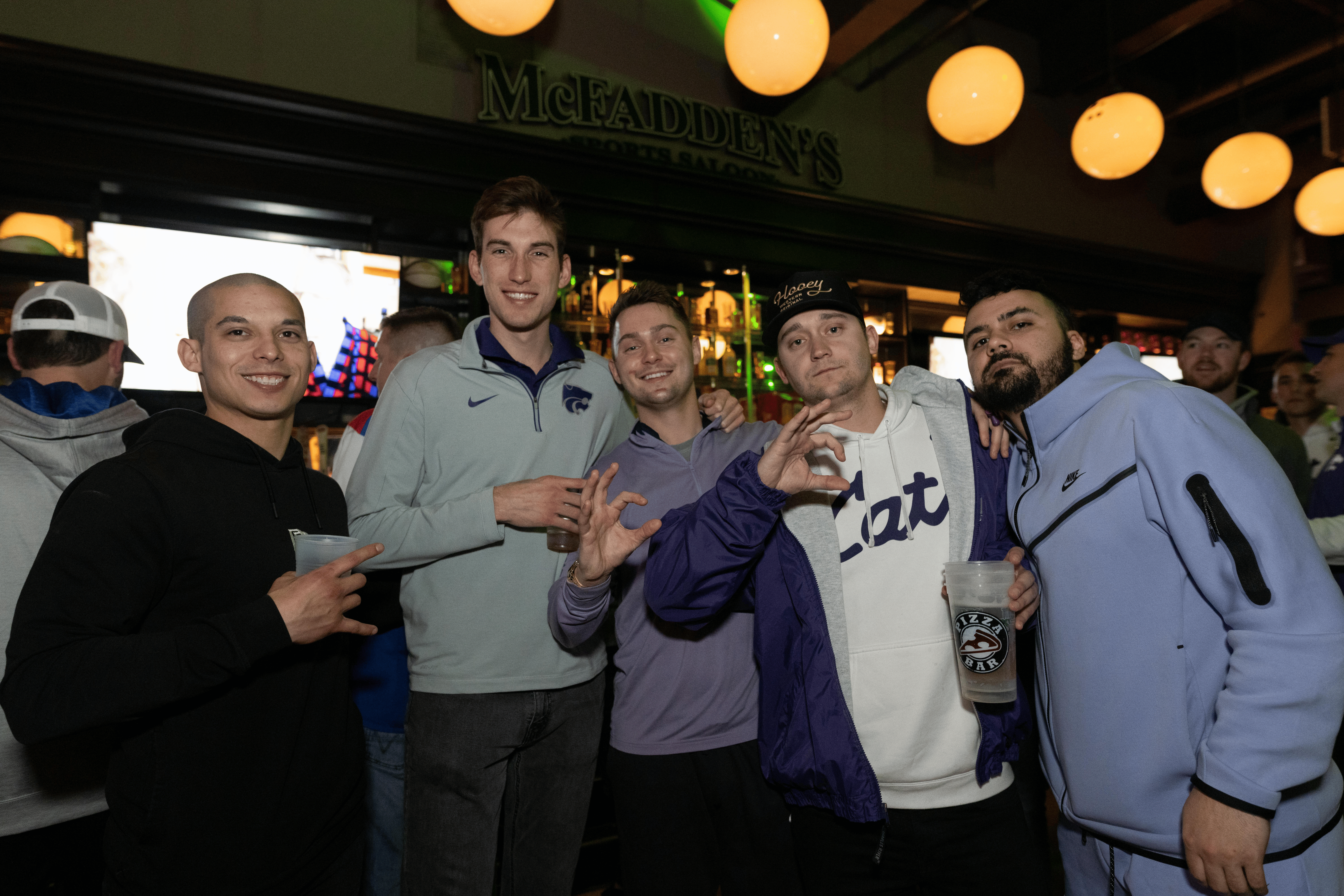 Group of K-State fans at McFadden's