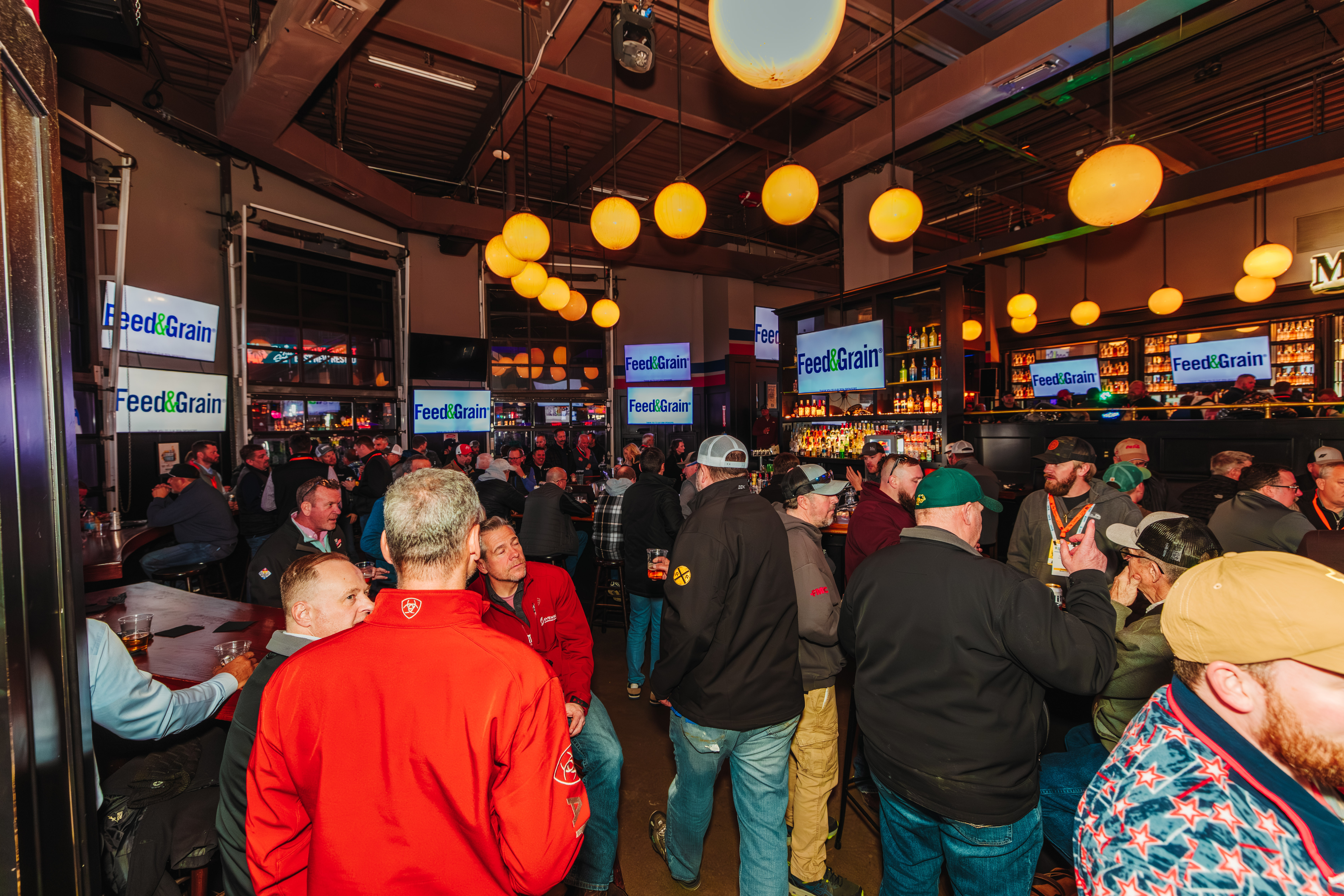 Group of people at a private event at McFadden's