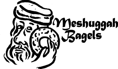 Meshuggah Bagels black logo