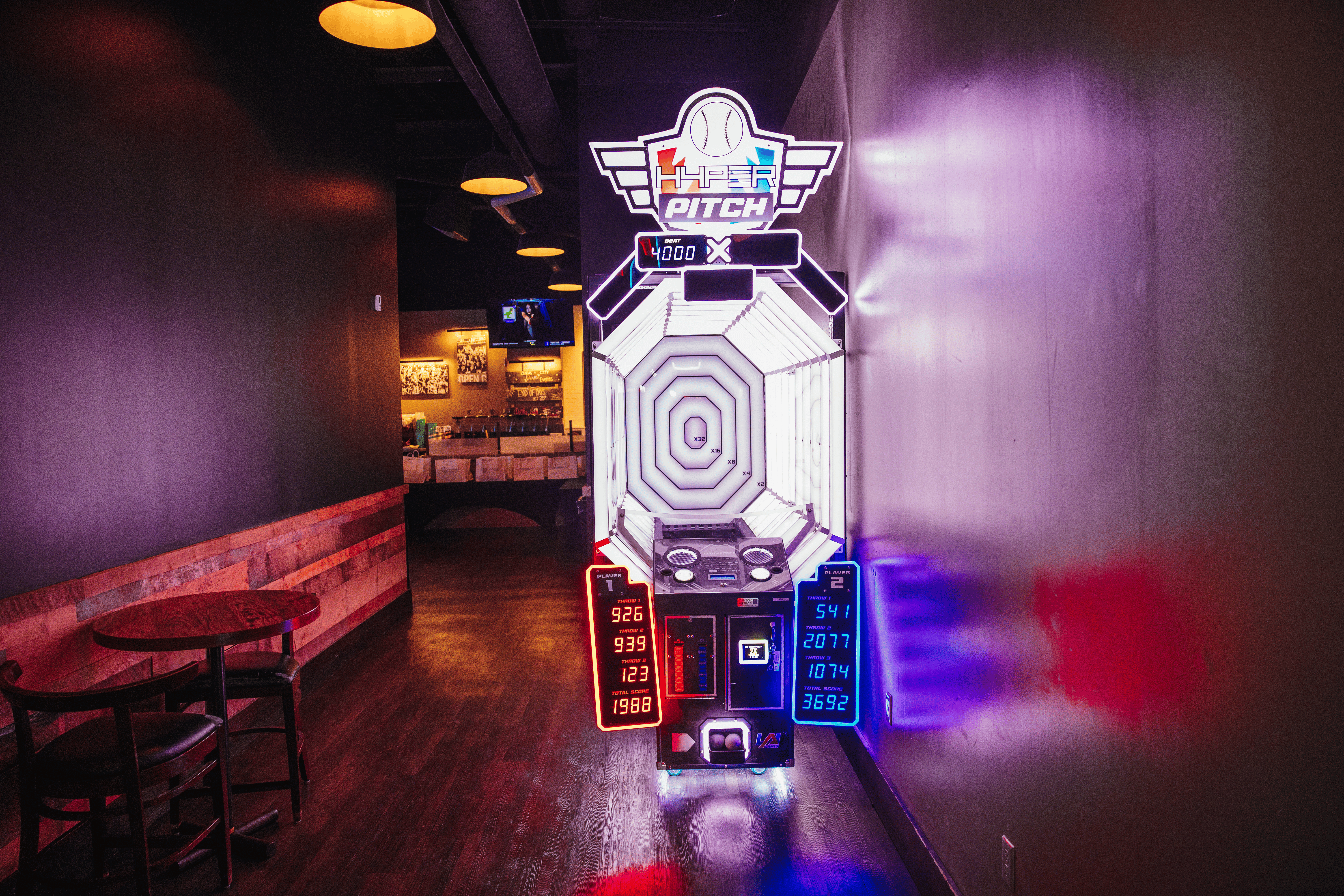 Perfect pitch arcade game at No Other Pub