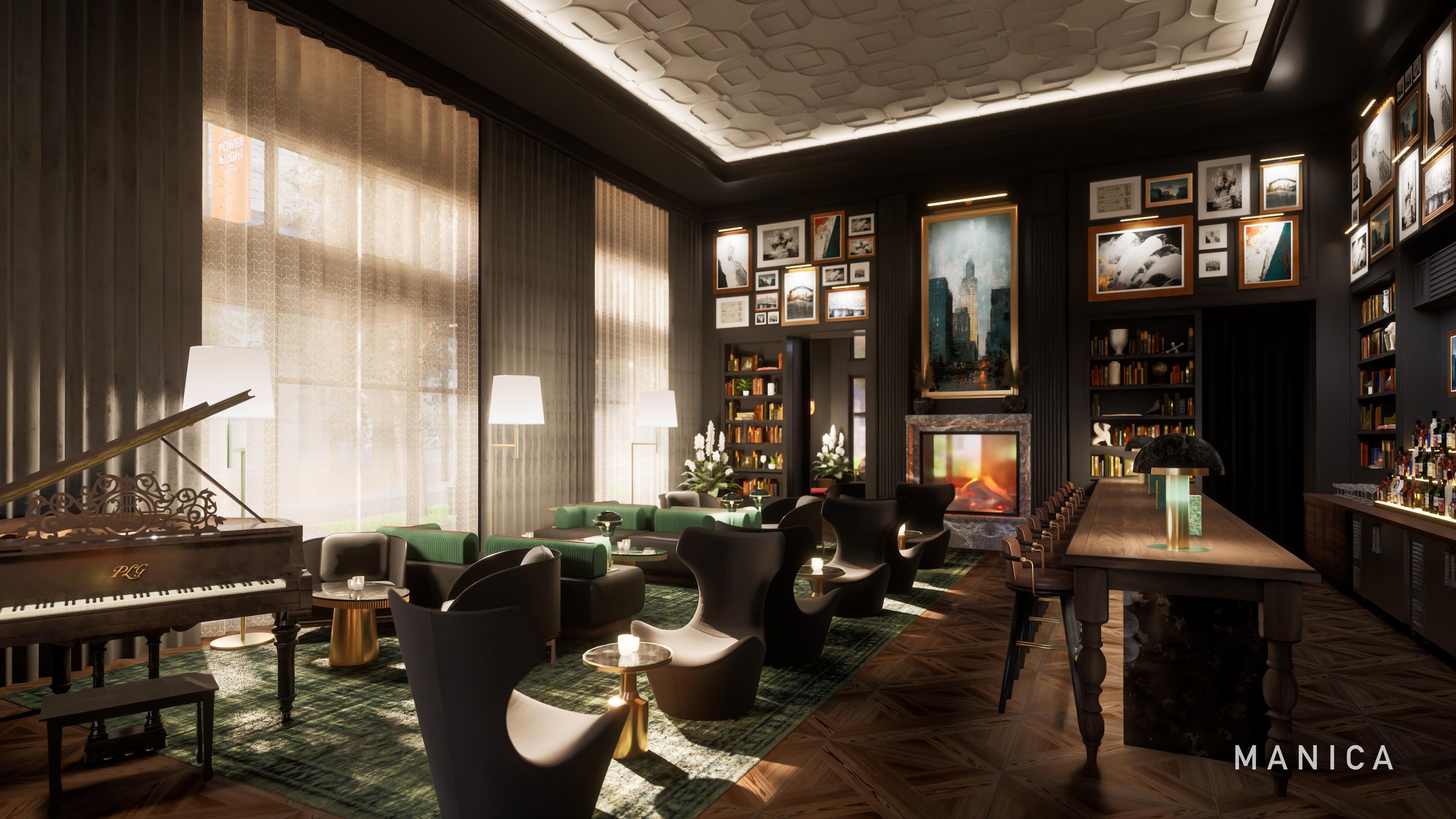 The Great Room at The Residence Cocktail Lounge.