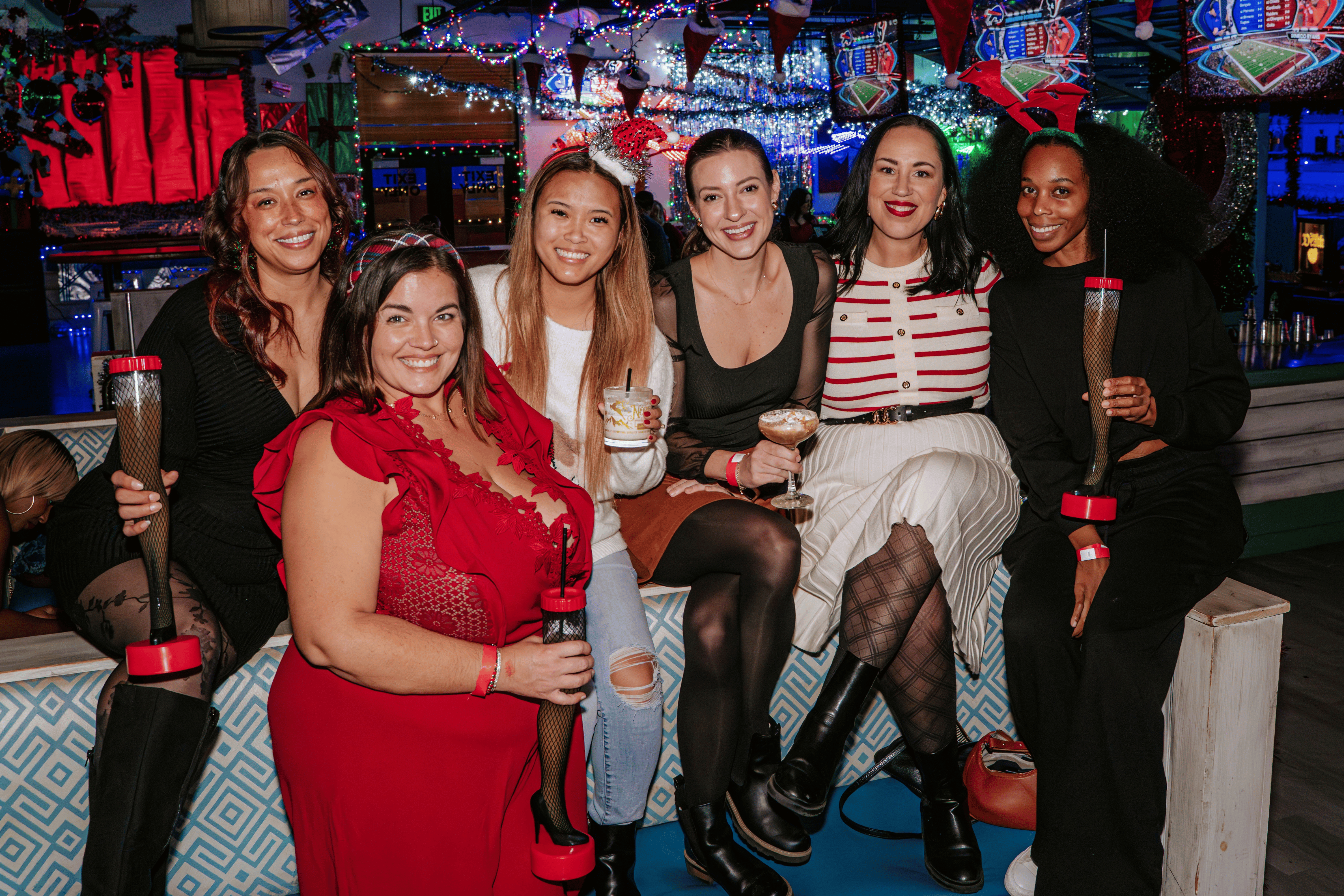 Group of women at Tinsel Tavern