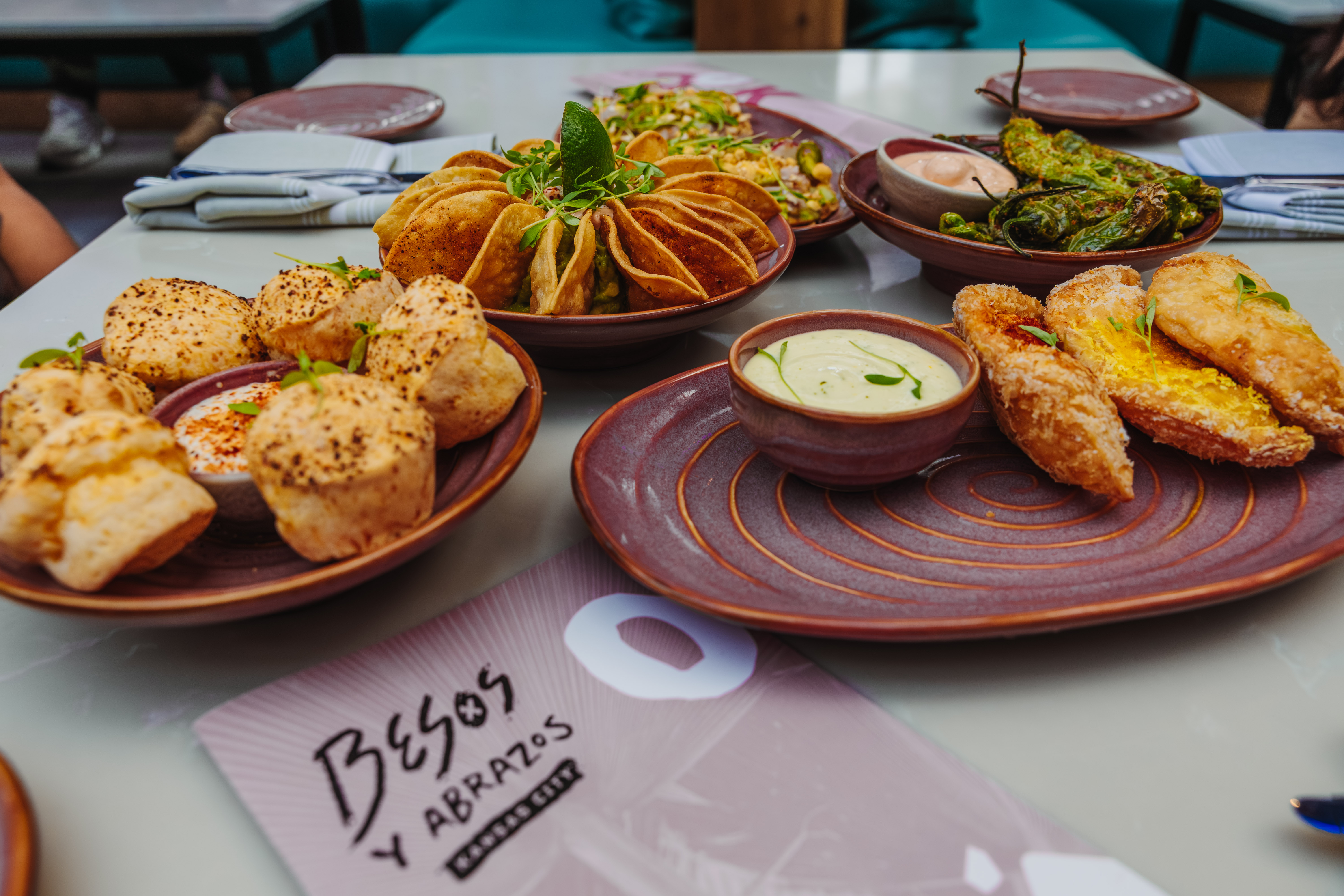 Latin-inspired dining at Besos y Abrazos.