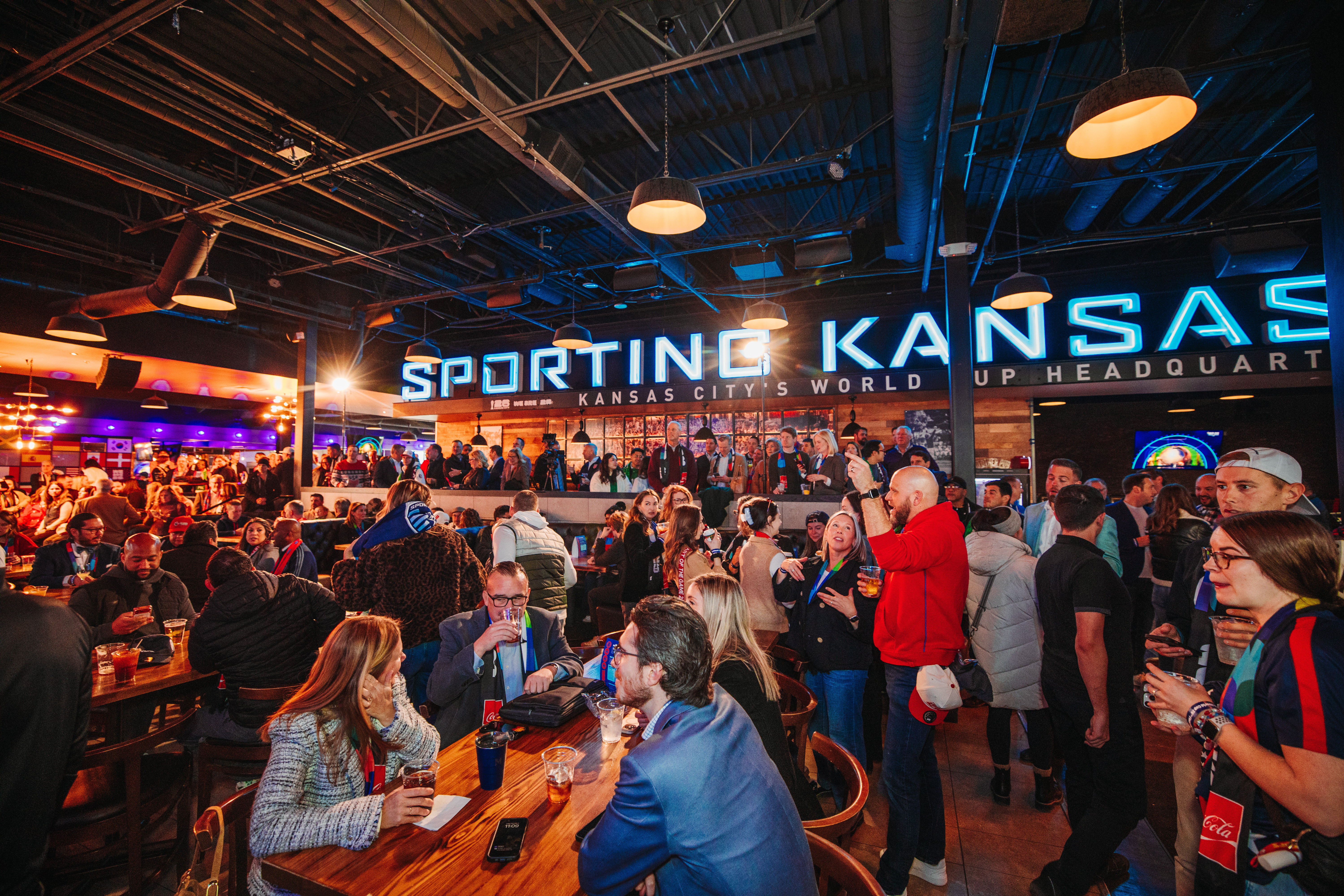 A full main room for a private event at No Other Pub.