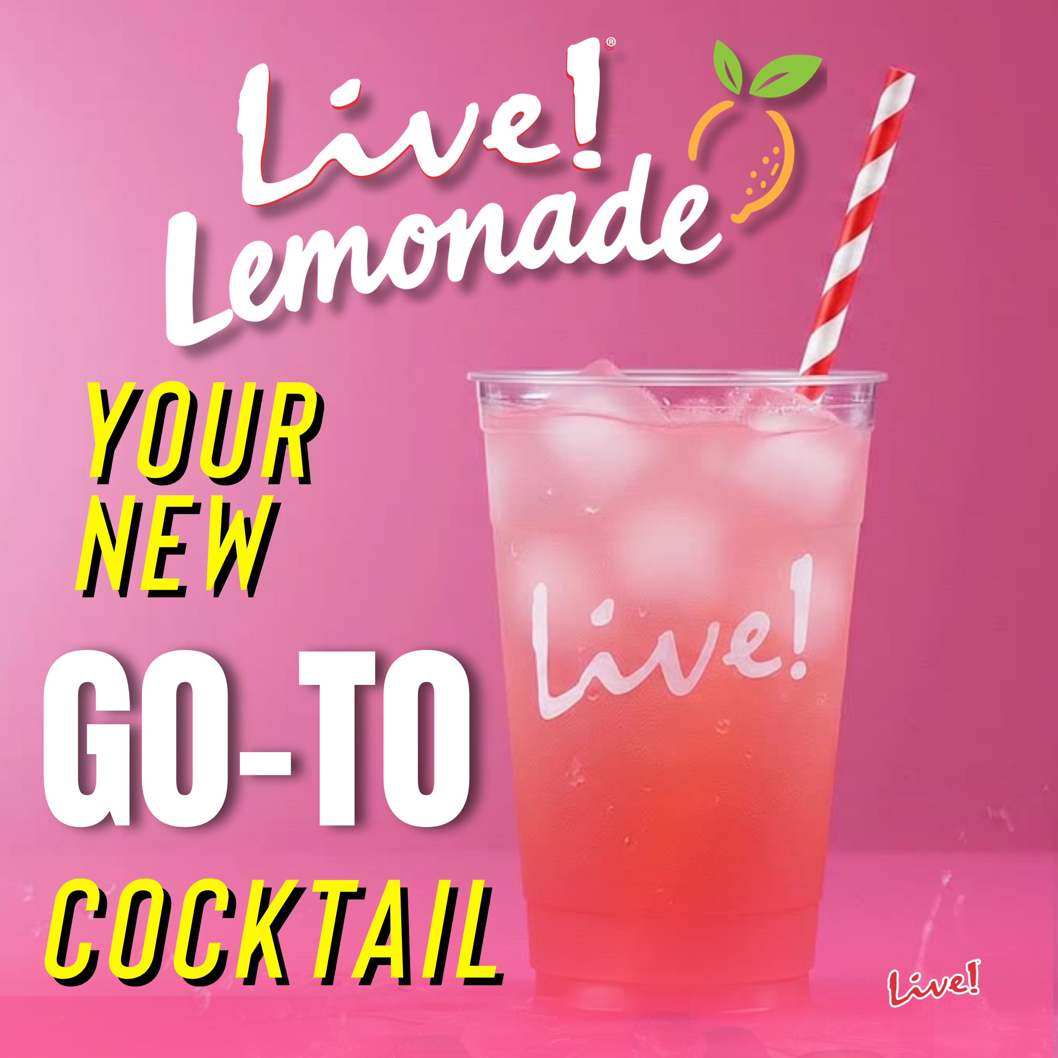 Live Lemonade Cocktail