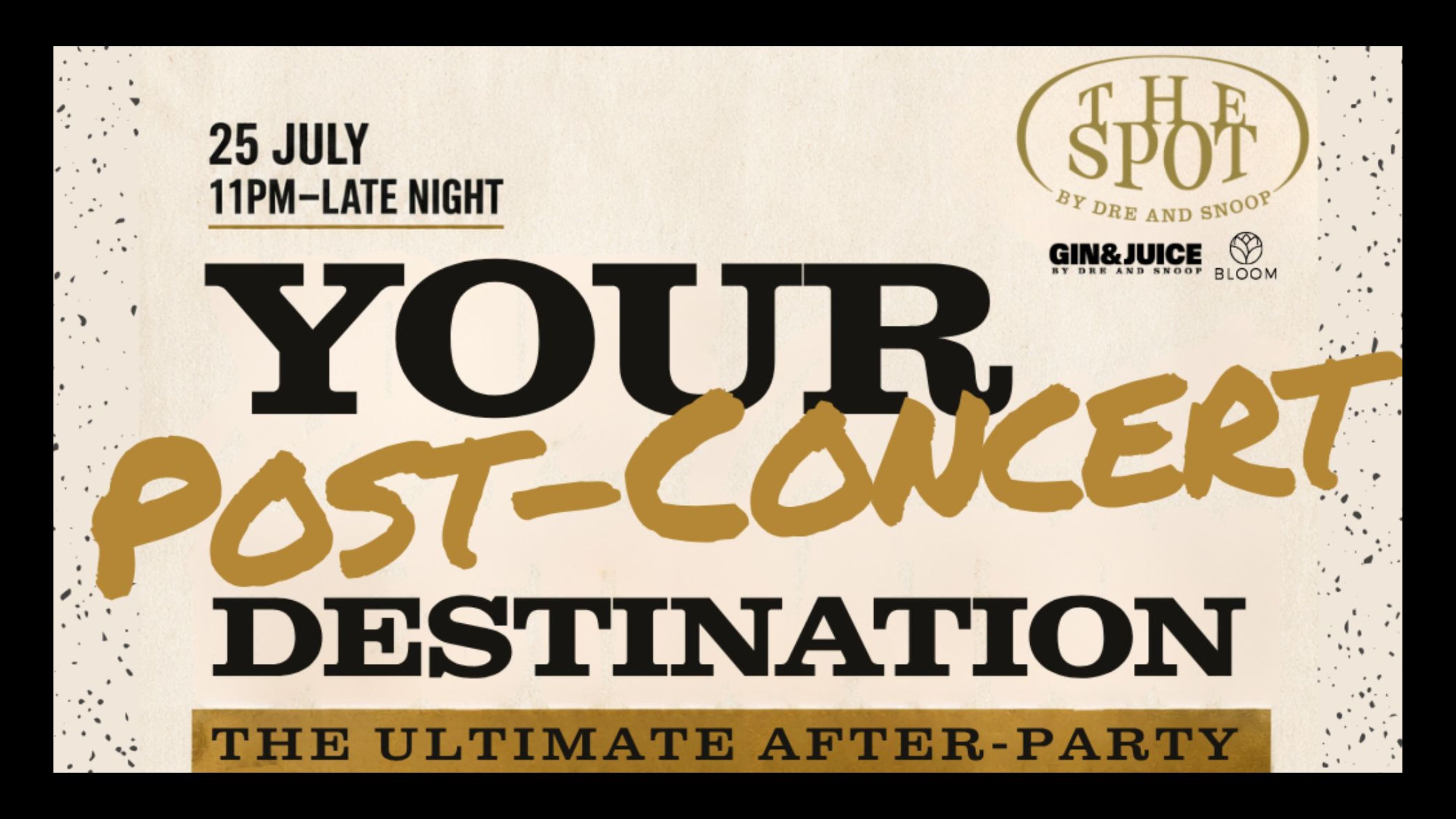 Your Post-Concert Destination