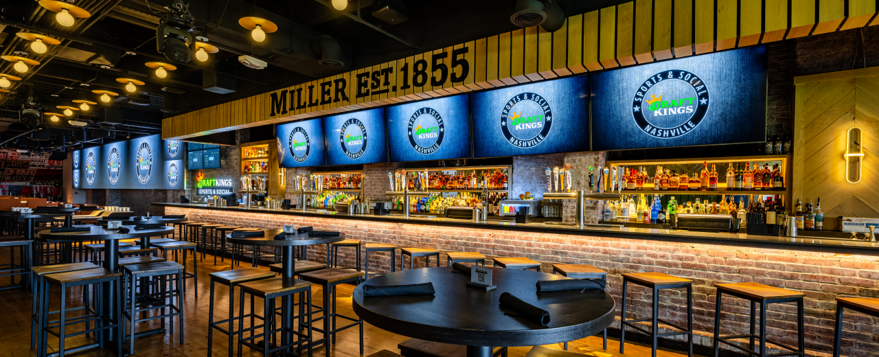 DraftKings Sports & Social bar