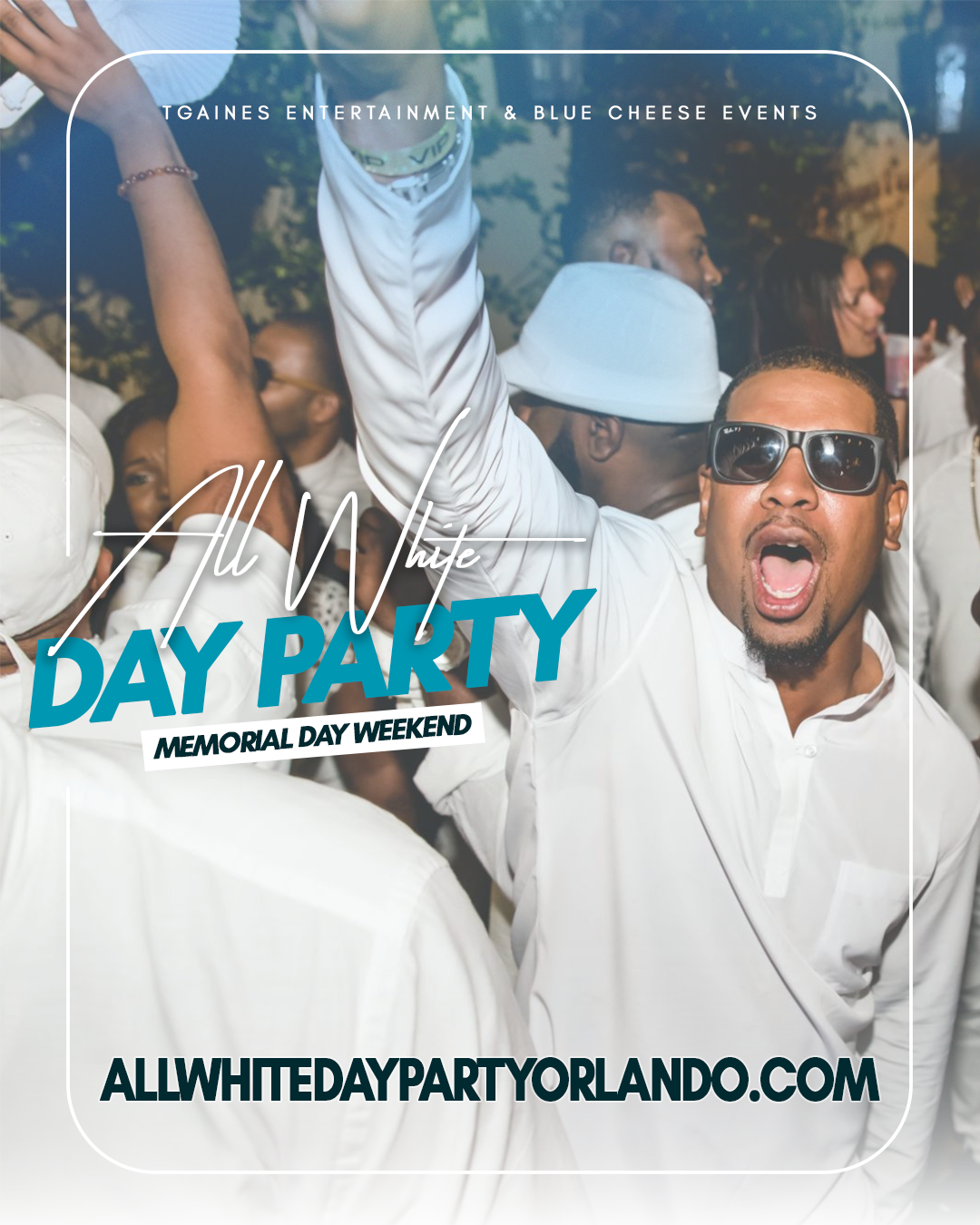 Celebrate Memorial Day Weekend at The All White Day Party inside Live! at The Pointe Orlando featuring multiple venues, DJs, Afrobeats, hip-hop, and VIP experiences.