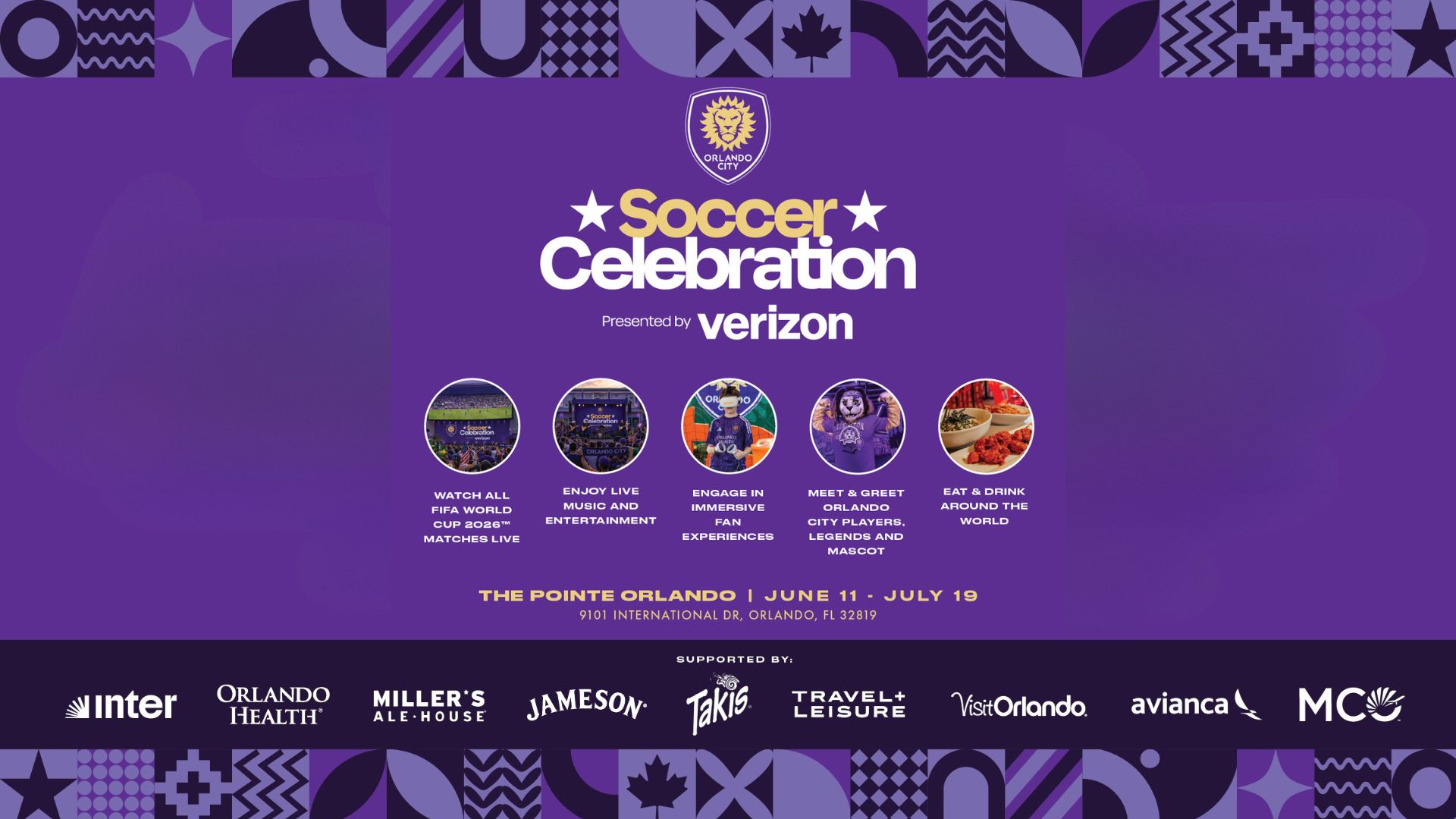 Watch the biggest soccer tournament live at Sports & Social Orlando. Massive screens, drink specials, packages, and fan activations all tournament long.