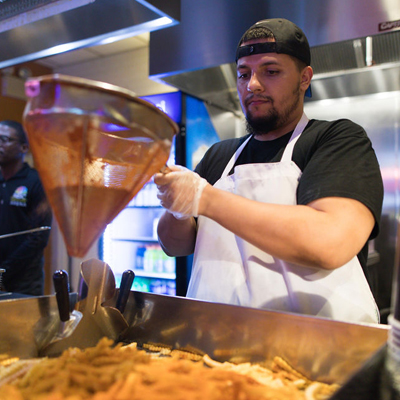 Chickie's cook