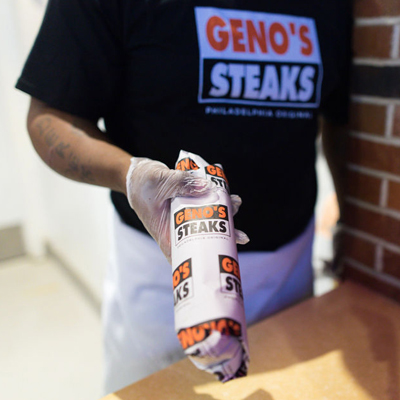 wrapped cheesesteak