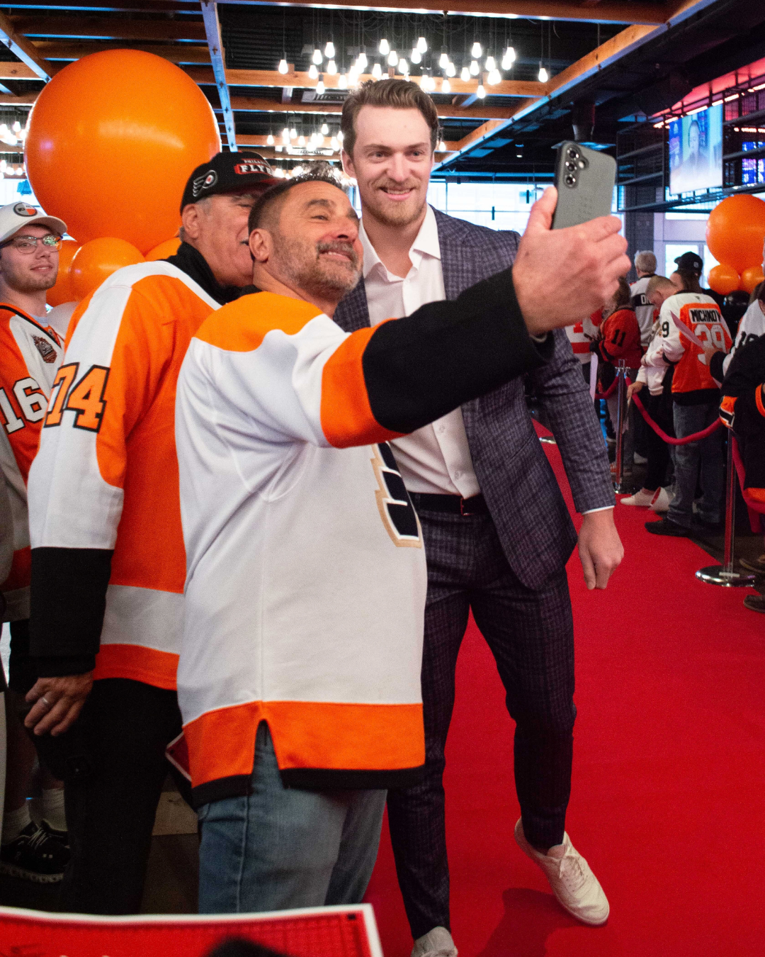 flyers red carpet