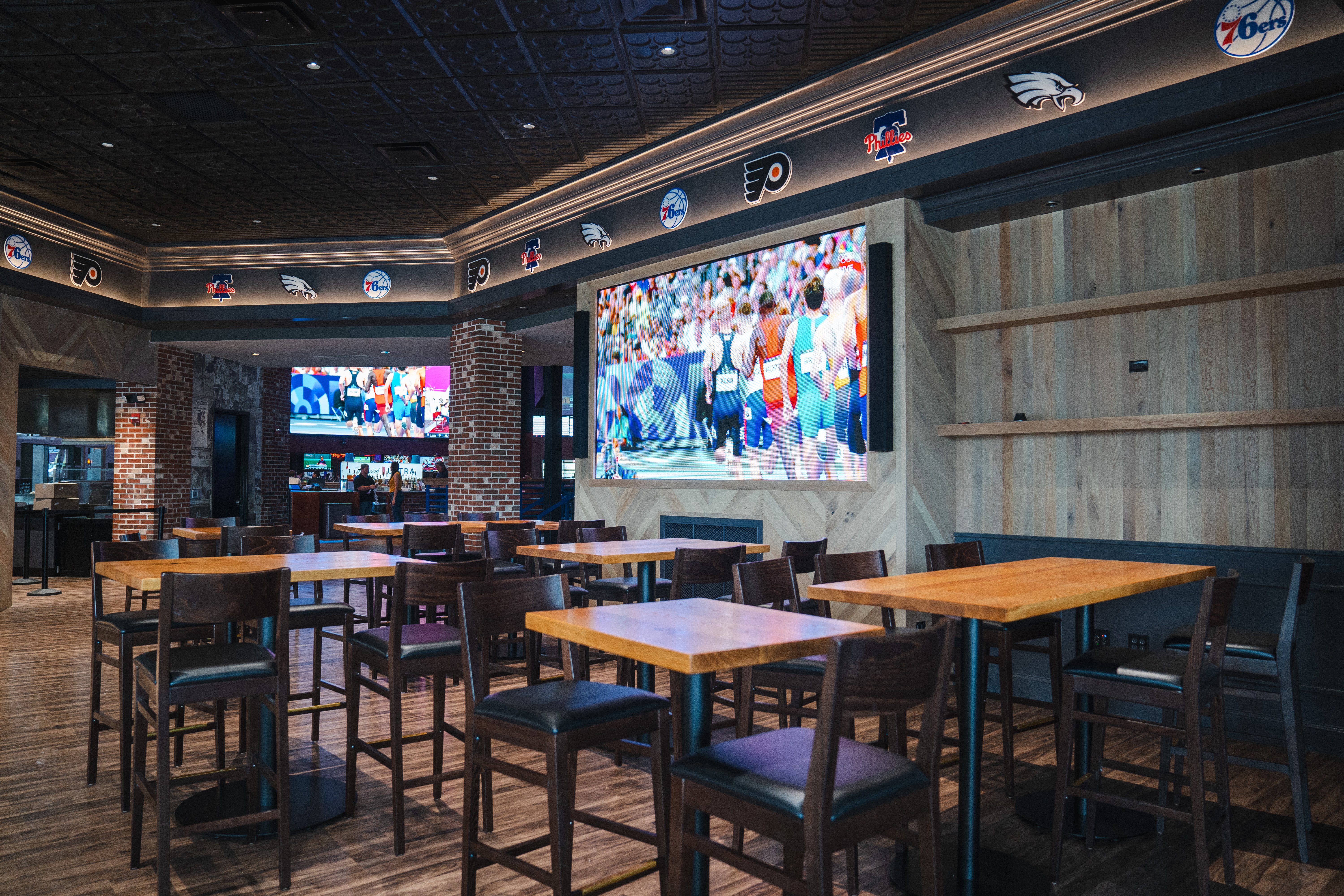 Inside The Pub and Media Wall