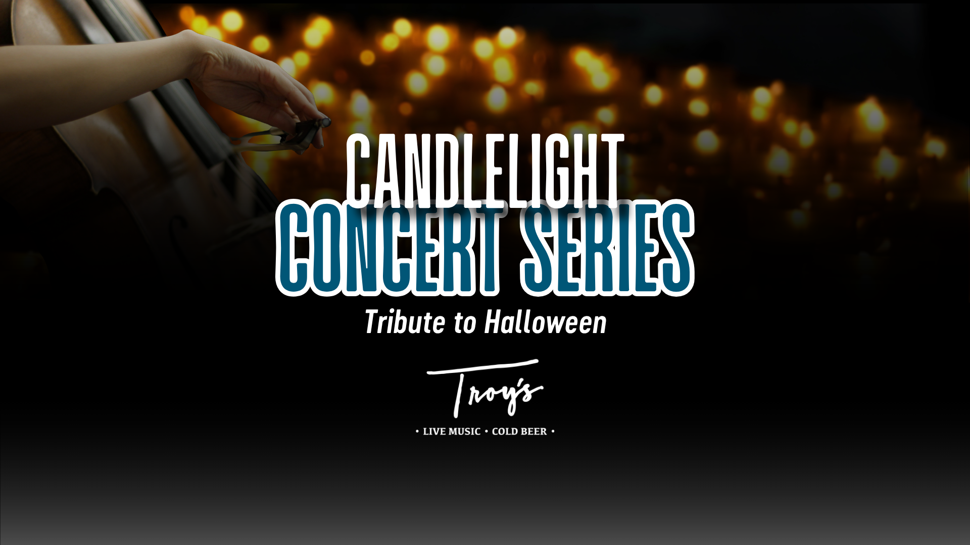 Experience an unforgettable evening as a talented string quartet performs iconic Halloween favorites in an intimate candlelit setting.
