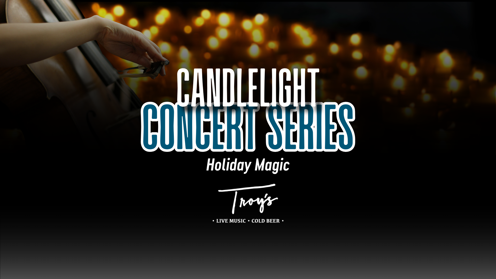 Experience an unforgettable evening as a talented string quartet performs iconic holiday favorites in an intimate candlelit setting.