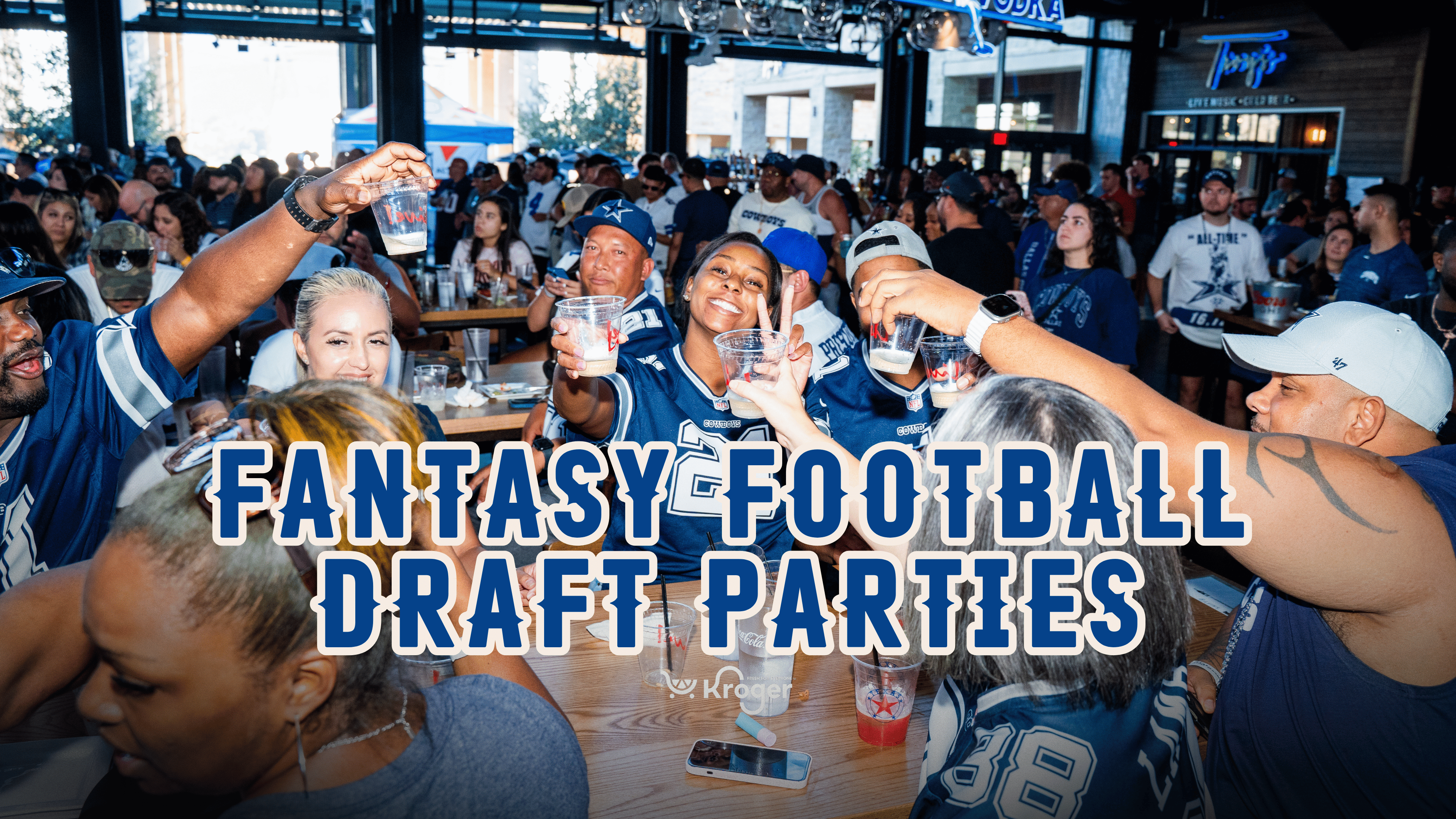 Book your fantasy football draft party with Texas Live!