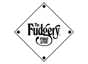 Fudgery black logo