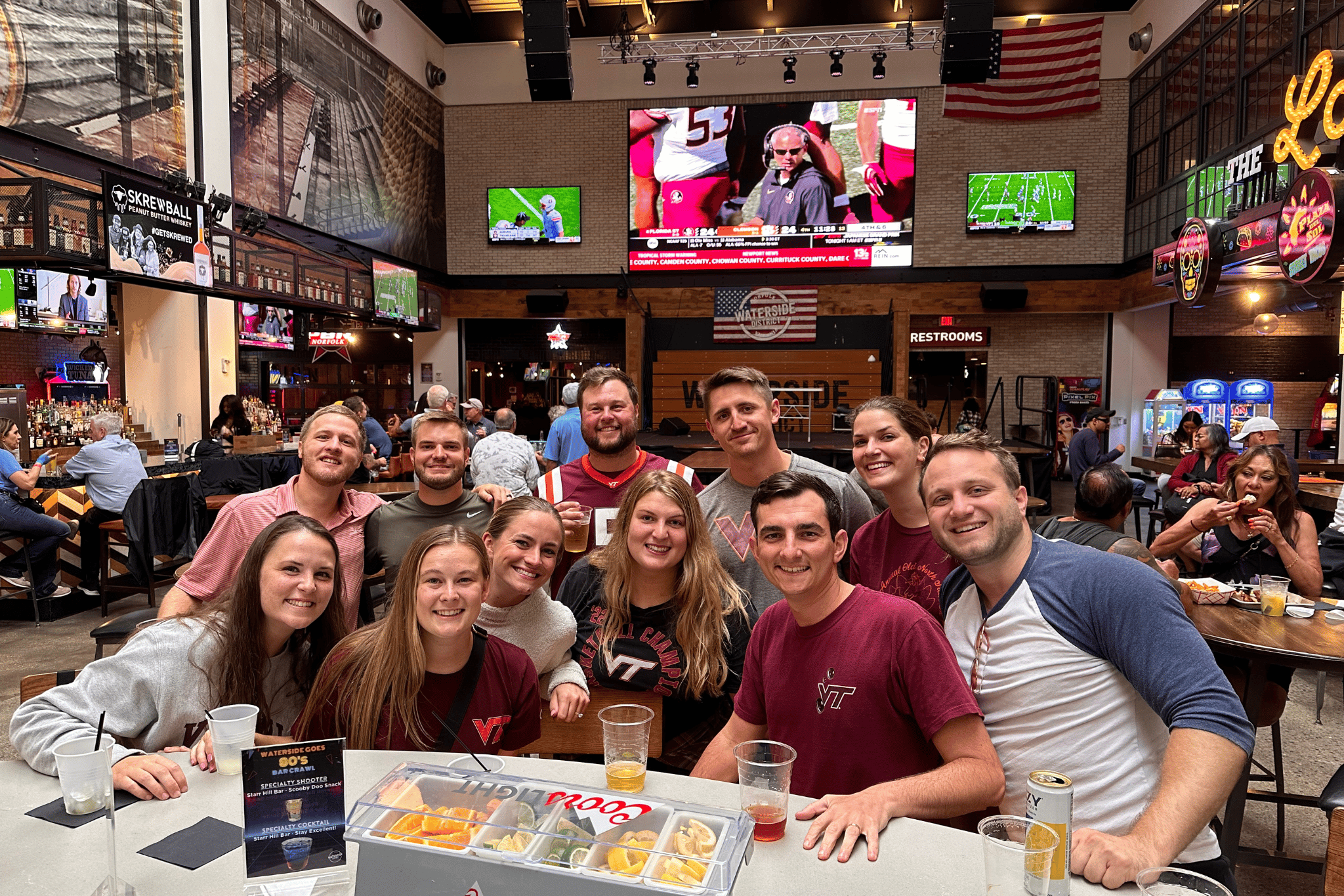 Sports Watch Waterside District VA Tech College Football Fans
