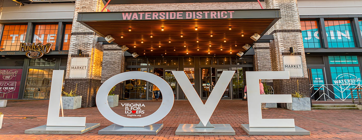 VA Tourism LOVEWorks at Waterside District