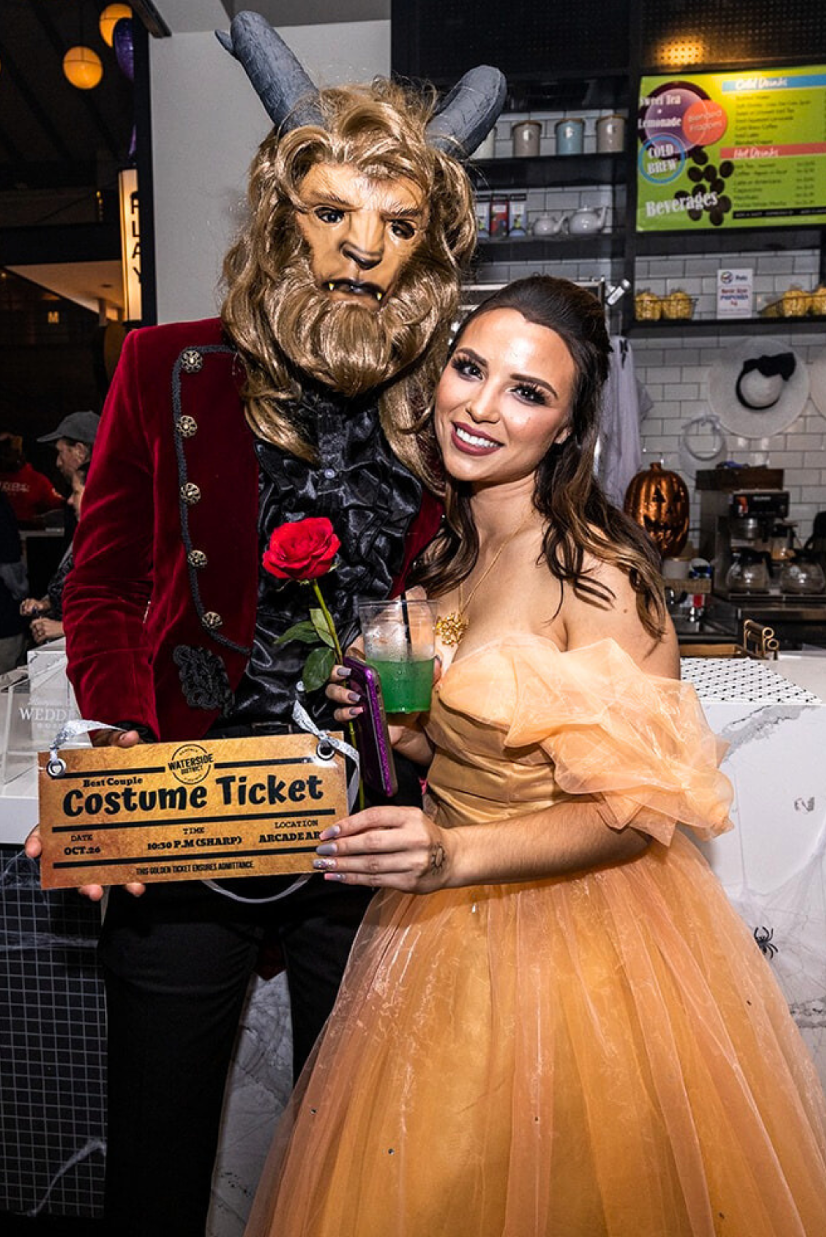 Waterside Halloween Costume Contest Beauty and the Beast Norfolk