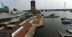 Aerial view of Waterside District Exterior