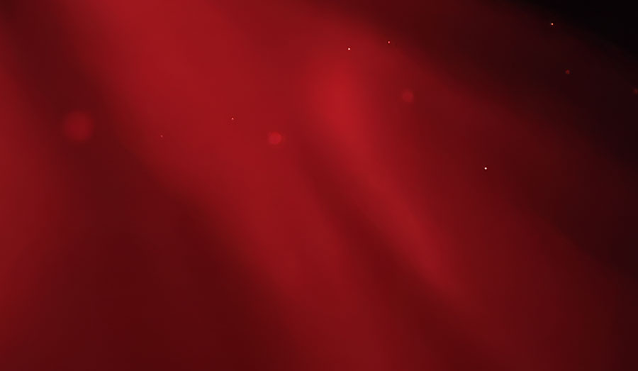 red background