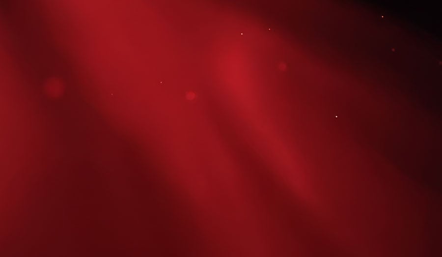 red background