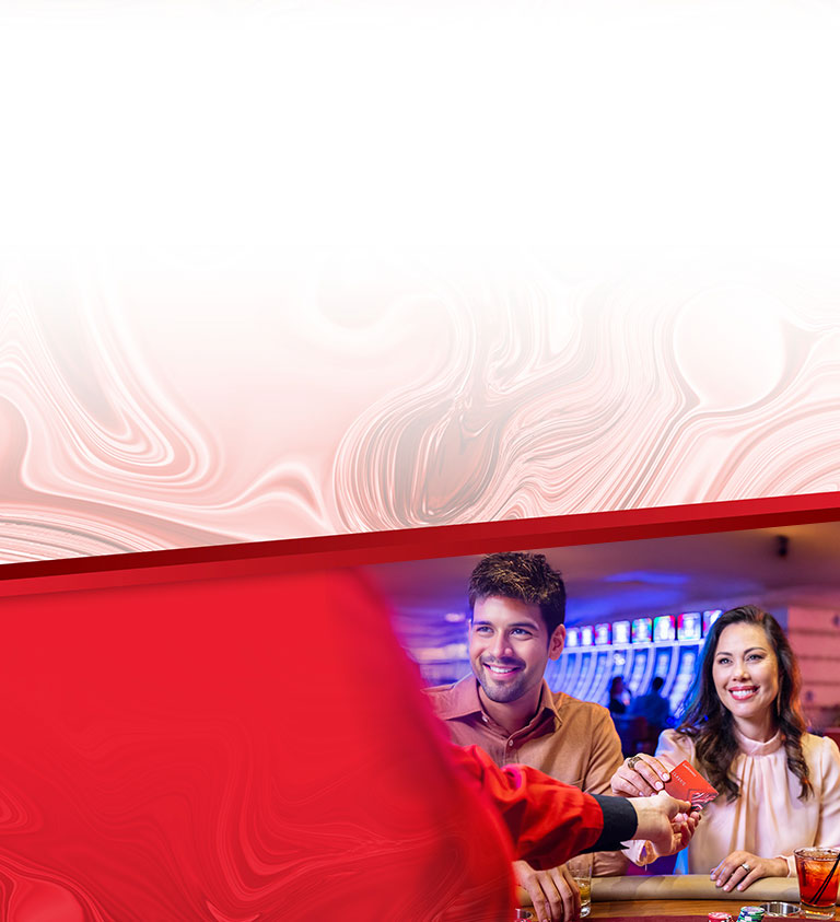 casino players next to text detailing the comps multiplier promotion