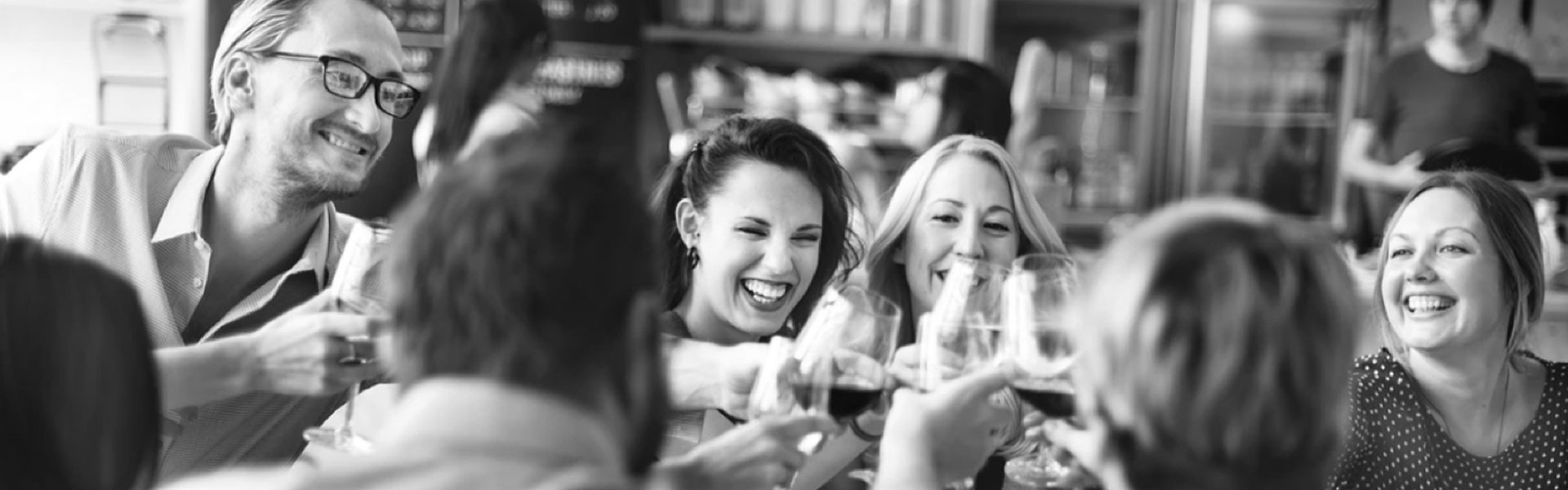Friends drinking wine