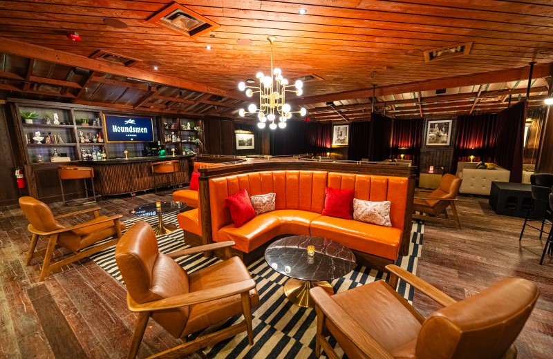 Houndsmen Lounge is sophisticated bar and private event space at Live! at the Pointe Orlando.