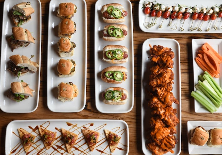 Our mouth-watering finger foods range from gourmet sliders and spicy wings to delectable treats your guests will rave about!