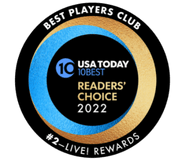 USA Today 10 Best Readers Choice 2022 Logo | Best Players Club #2 Live! Rewards