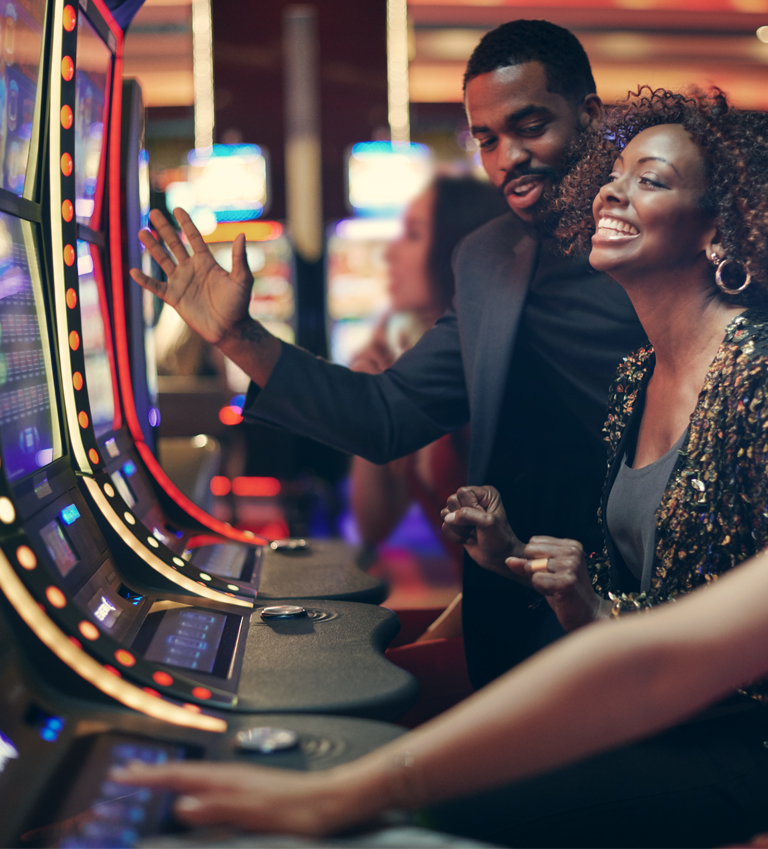 Couple Playing Slots