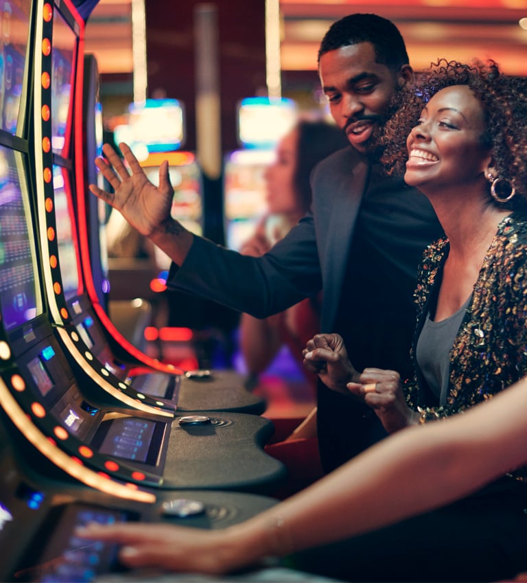 Couple Playing Slots