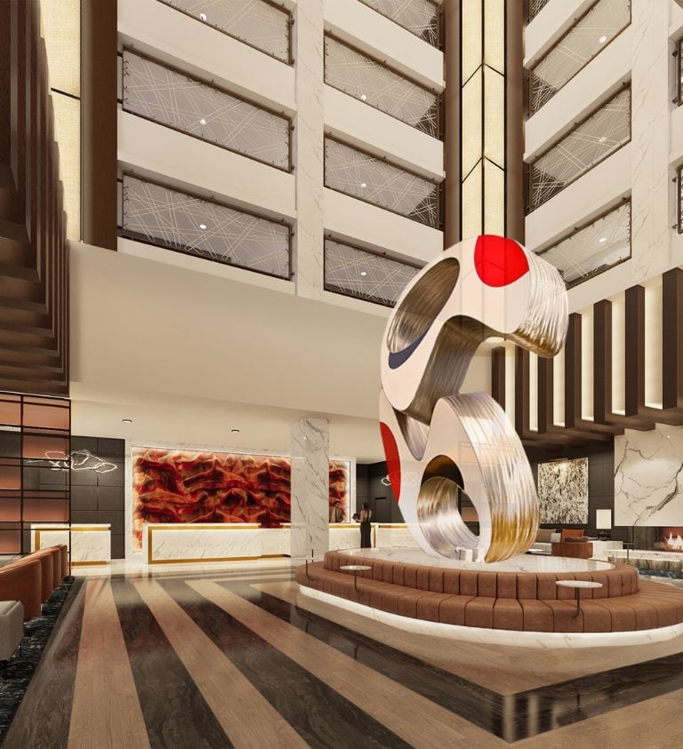 Live! Louisiana Conceptual Design Hotel Lobby