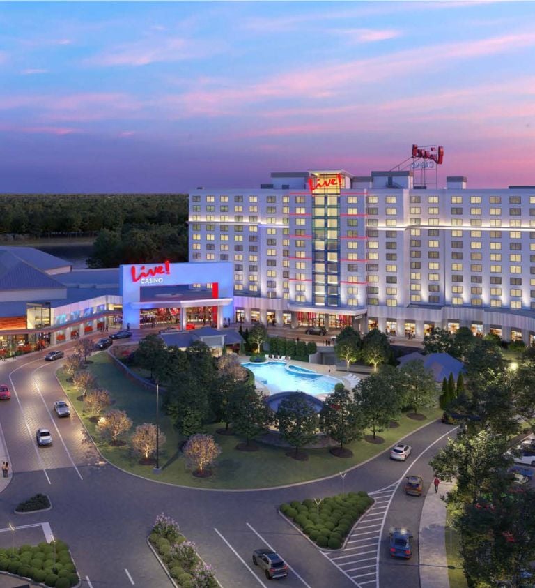 Live! Louisiana Conceptual Design Aerial Shot